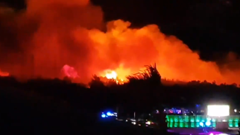 Waldbrand in Kroatien: Hip-Hop-Festival vor riesiger Feuerwand – Tausende Besucher evakuiert