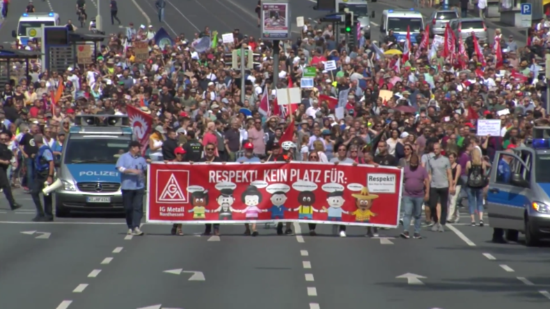 Deutschland: Tausende in Kassel gegen 120 aus der rechten Szene