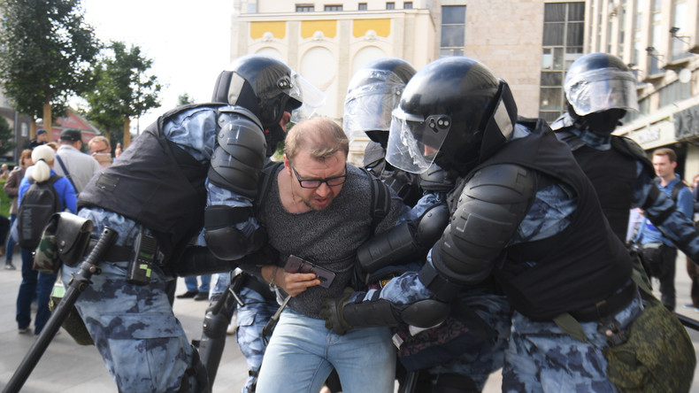 Moskau: Dutzende Festnahmen während nicht genehmigter Kundgebung