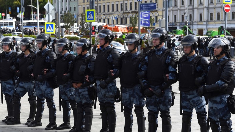 Moskauer Polizei warnt vor Aufrufen zu unautorisierten Kundgebungen