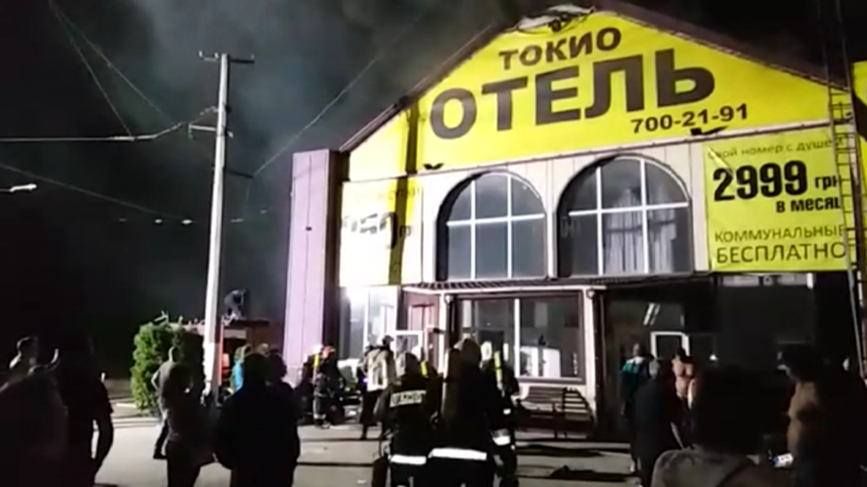 Ukraine: Neun Tote und mindestens zehn Verletzte nach Flammeninferno in Hotel