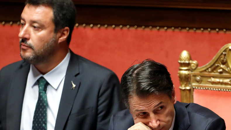 Italienischer Regierungschef Conte hat offiziell beim Staatsoberhaupt seinen Rücktritt eingereicht