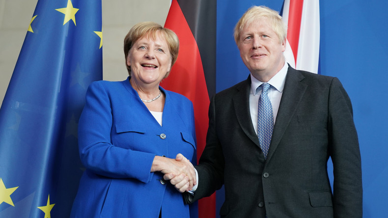 Merkel: "Friktionsfreier" Brexit beim Treffen mit Johnson zu diskutieren