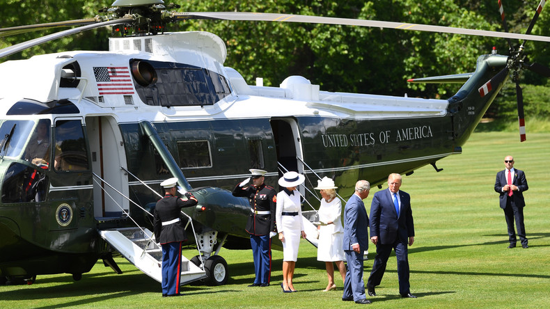 Rasen ruiniert: Queen Elizabeth II. beschwert sich über Trumps Helikopter