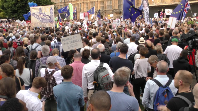 London: Wütender Protest nach Aussetzung des Parlaments durch Boris Johnson
