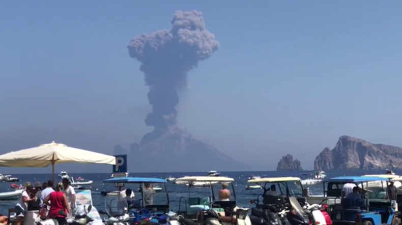 Italien: Vulkan Stromboli bricht zum zweiten Mal innerhalb von zwei Monaten aus