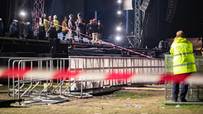 Große LED-Wand stürzt bei Open-Air-Konzert in Essen um – 28 Verletzte