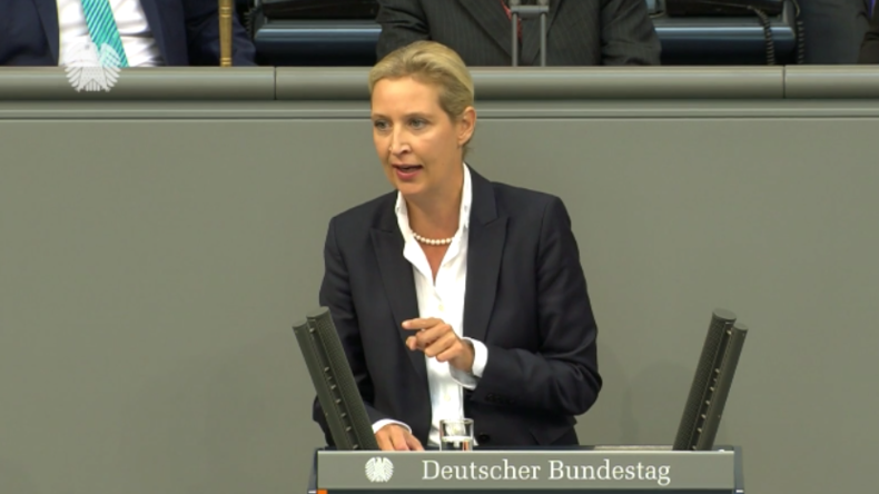 AfD-Vorsitzende Weidel zur Bundesregierung: "Sie ruinieren Deutschland!"