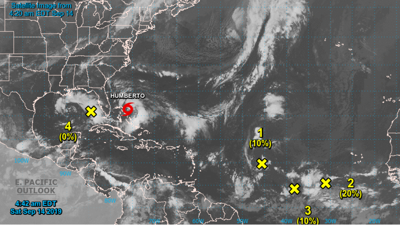 Neues Unwetter für Bahamas heißt "Humberto" – Hurrikanwarnung für Florida