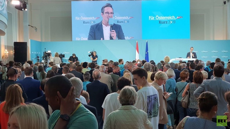 LIVE: Wahlen in Österreich – ÖVP-Zentrale in Wien