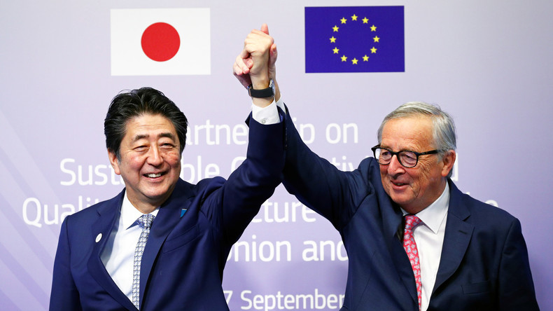 Nicht alles der Seidenstraße überlassen: EU und Japan schließen Konnektivitätsvereinbarung ab