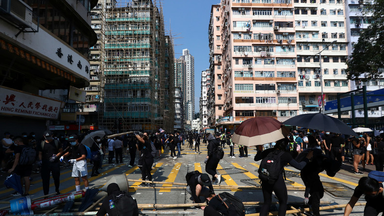 LIVE: Massive Proteste in Hongkong am chinesischen Nationalfeiertag