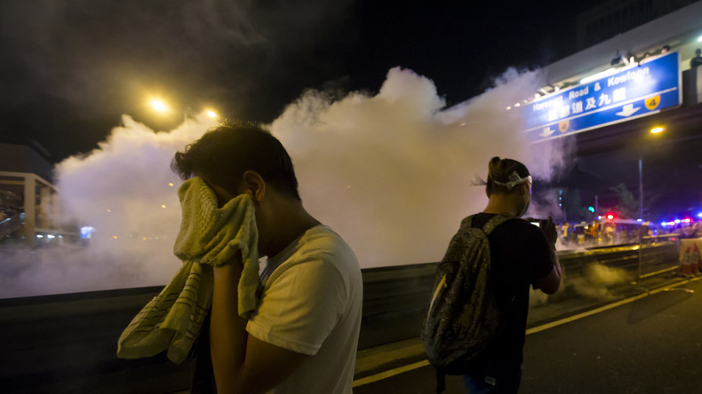 US-Firma wegen Export von Tränengas für Hongkonger Sicherheitskräfte unter Beschuss