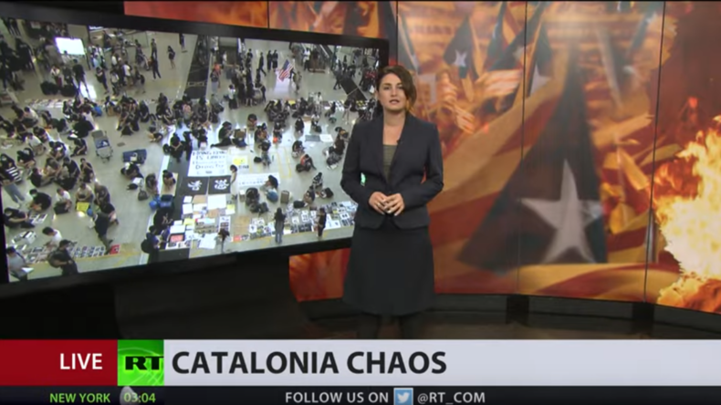 Proteste in Barcelona: Was verbindet Katalonien mit Hongkong? (Video)