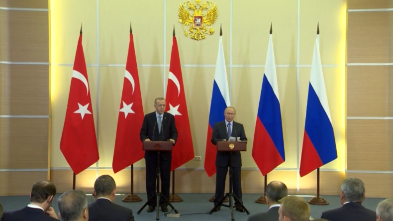 Putin nach Gesprächen mit Erdoğan: "Alle illegalen ausländischen Militärs müssen raus aus Syrien"