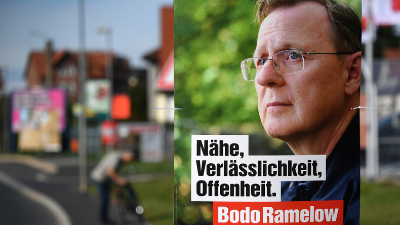 Vor der Landtagswahl in Thüringen: Umfrage sieht Linke vorn