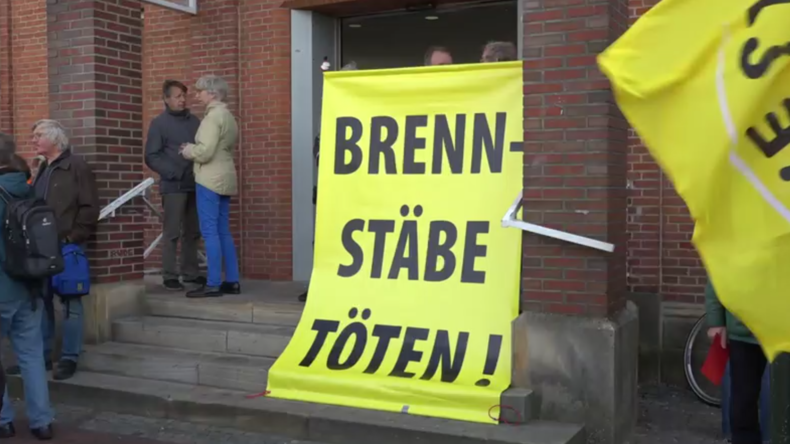 Deutschland: Demonstranten fordern Abschaltung des Kernkraftwerks Emsland