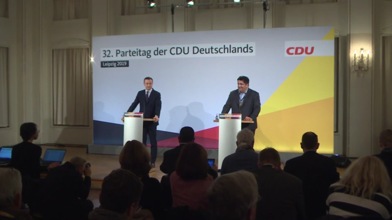 CDU-Chef "ohne Groll", nachdem Greenpeace-Aktivisten das "C" vom Parteizentrum entwendet haben