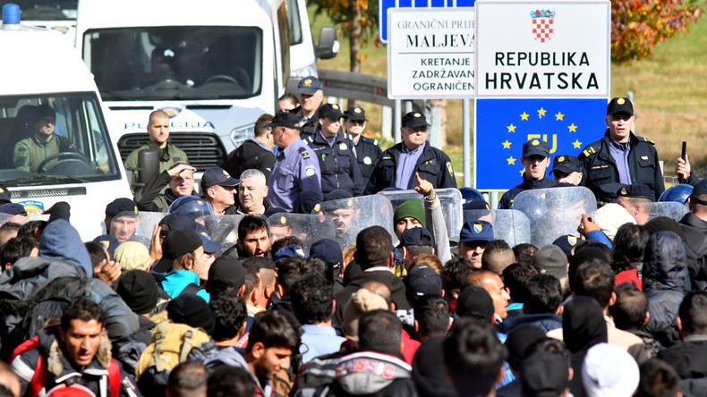 Stimmung wird aggressiver: Kroatische Polizei schießt erneut auf Migranten