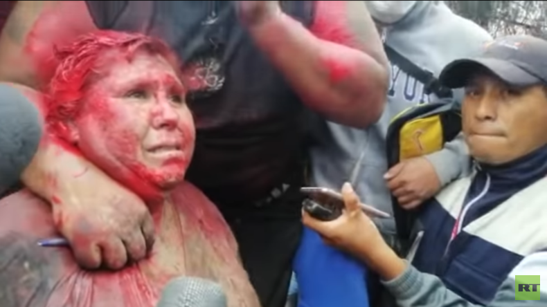 Bolivien: Misshandelte Bürgermeisterin bleibt standhaft (Video)