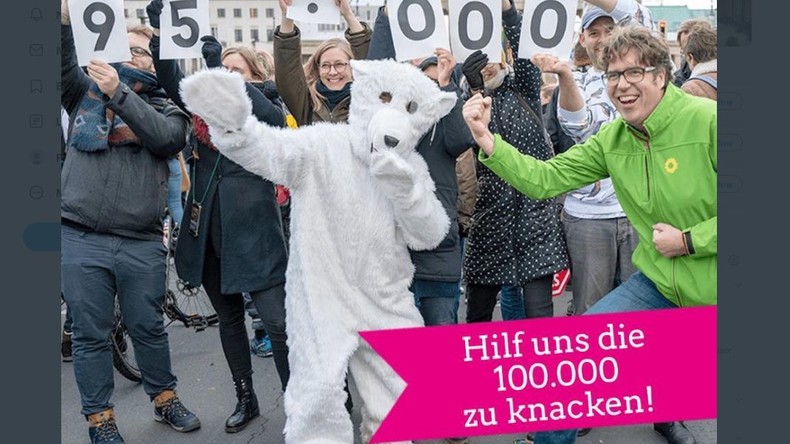 "Hilf uns, die 100.000 zu knacken!" – Die Grünen werben um Mitglieder