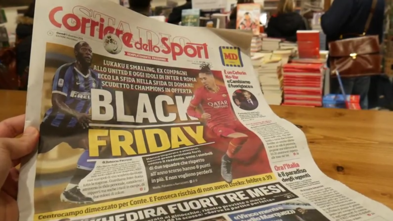 Italien: "Corriere dello Sport" entfacht Rassismusdebatte wegen "Schwarzer Freitag"-Schlagzeile