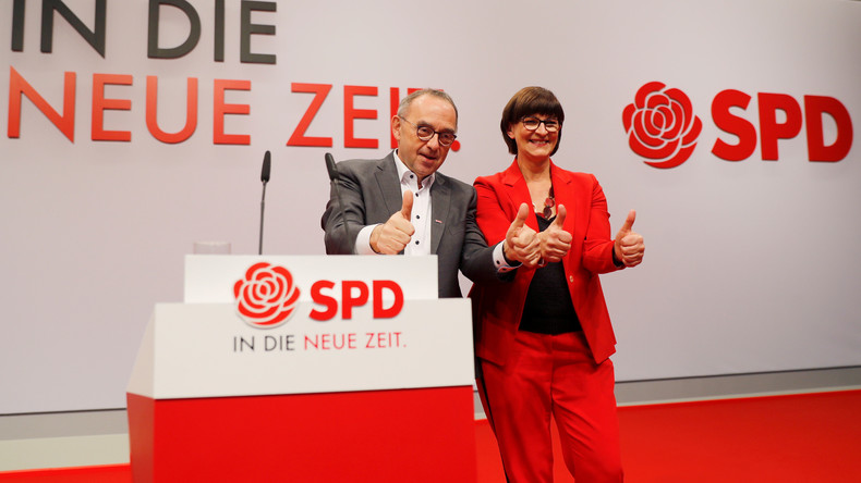 SPD-Parteitag: Ausschnitte aus den Reden von Saskia Esken und Norbert Walter-Borjans (Video)