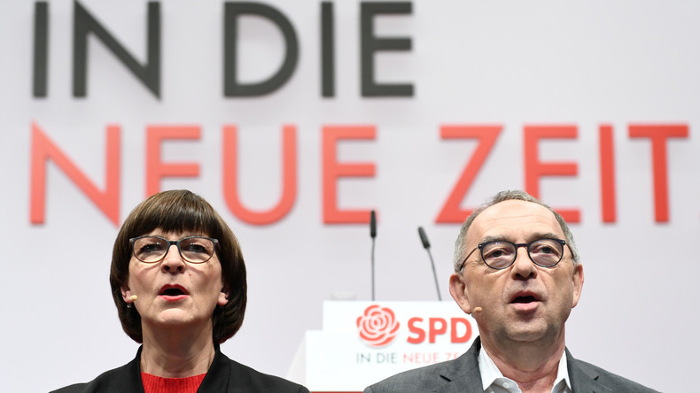 Neue SPD-Führung zeigt sich zufrieden nach dem ersten Treffen mit Merkel