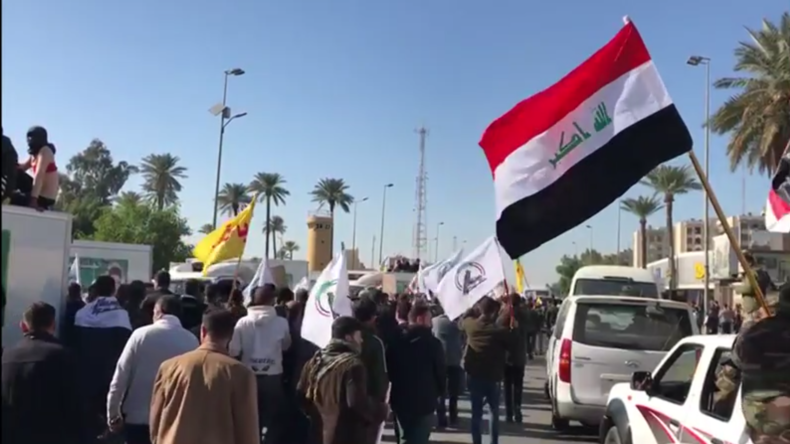 Irak: Demonstranten versuchen, in die US-Botschaft in Bagdad einzudringen