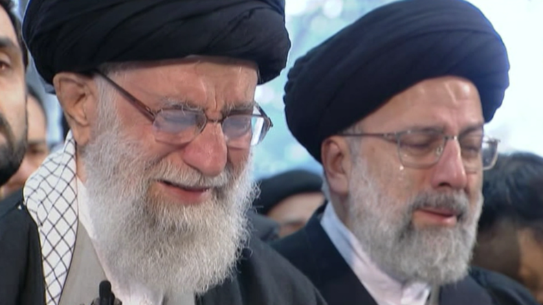 Trauerfeier für Soleimani in Teheran: Irans geistliches Oberhaupt Chamenei bricht in Tränen aus