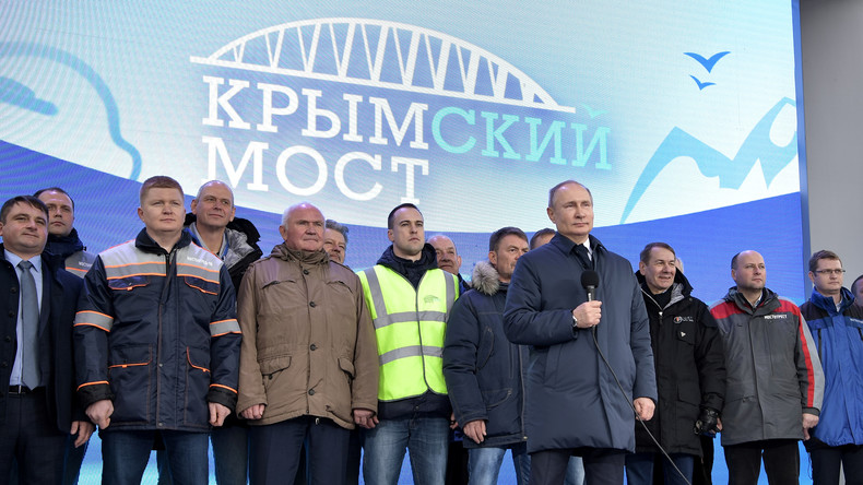 Putin: Ab Juli startet regelmäßiger Schienengüterverkehr über Krim-Brücke