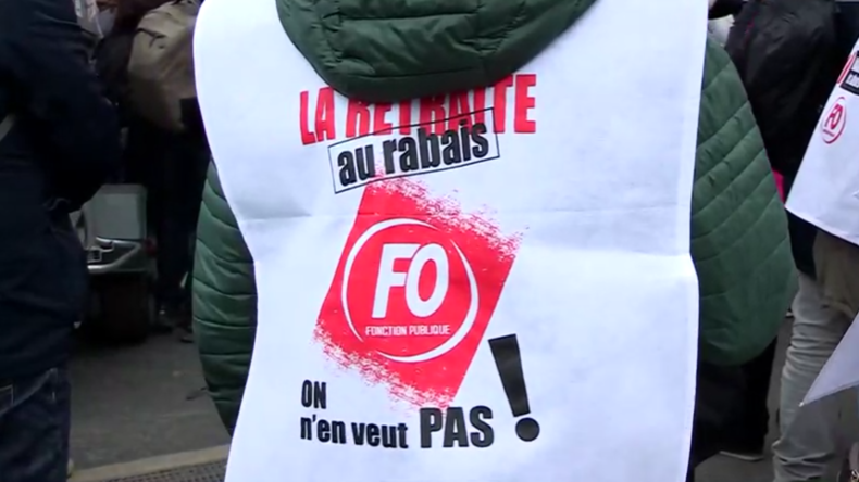 Frankreich: Beamte protestieren gegen Rentenreform