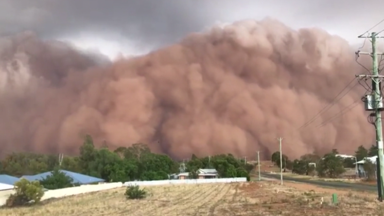 Australien: Massiver Sandsturm fegt über New South Wales hinweg