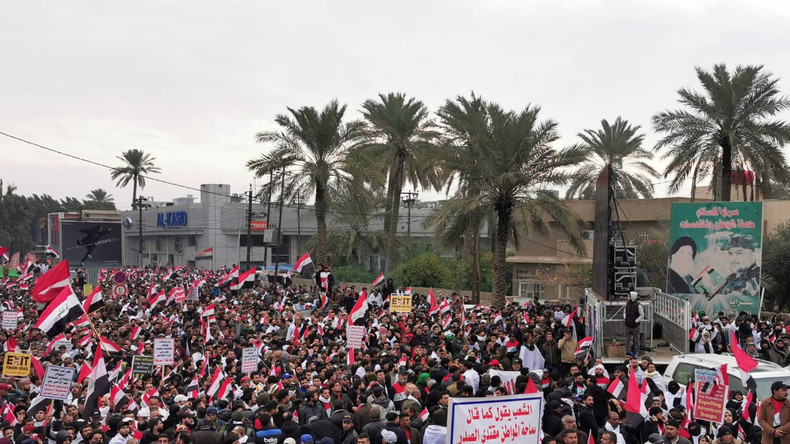 Bagdad – "Millionenmarsch" gegen US-Präsenz im Irak