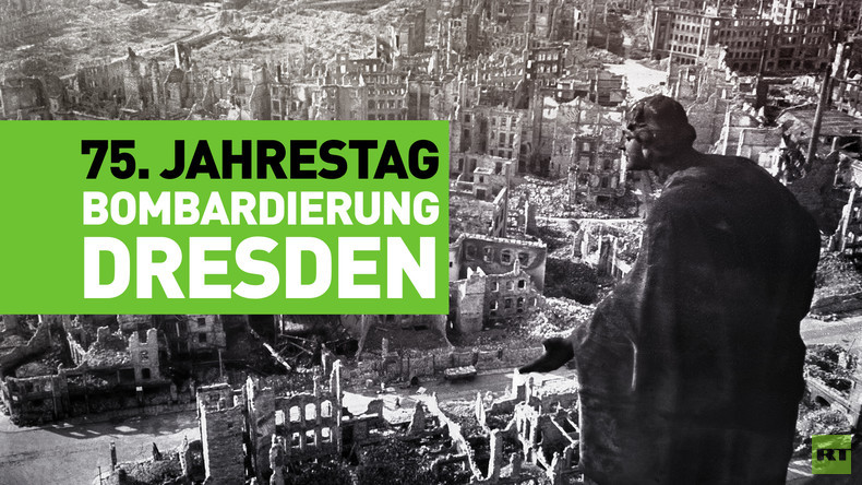 75. Jahrestag der Bombardierung von Dresden