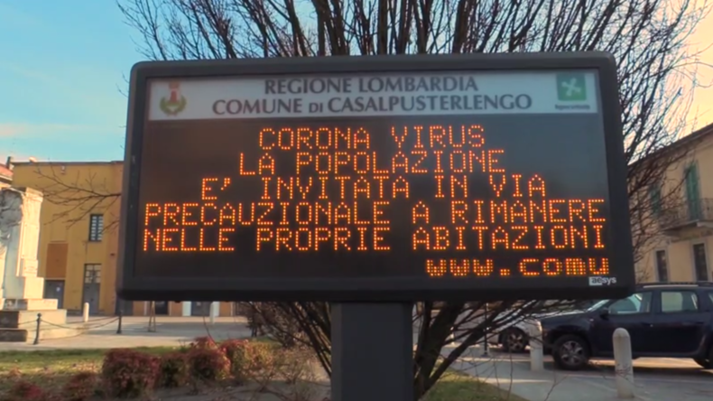 Italien: Stadt nach neuen bestätigten Fällen von Coronavirus unter Quarantäne