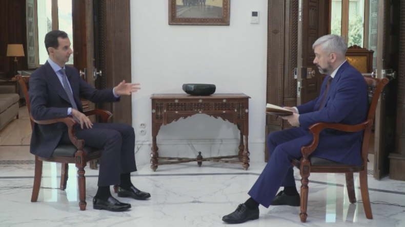 Baschar al-Assad: "Natürlich ist es möglich, die Beziehungen zur Türkei wiederherzustellen"