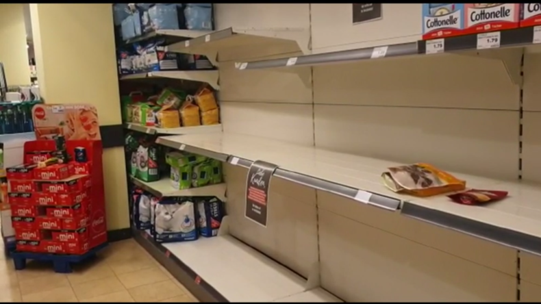 Deutschland: Toilettenpapier in Berliner Supermärkten nicht mehr vorrätig