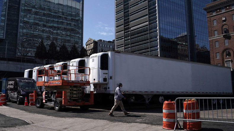 Erstmals seit 9/11: Mobile Leichenhäuser rollen auf die Straßen von New York
