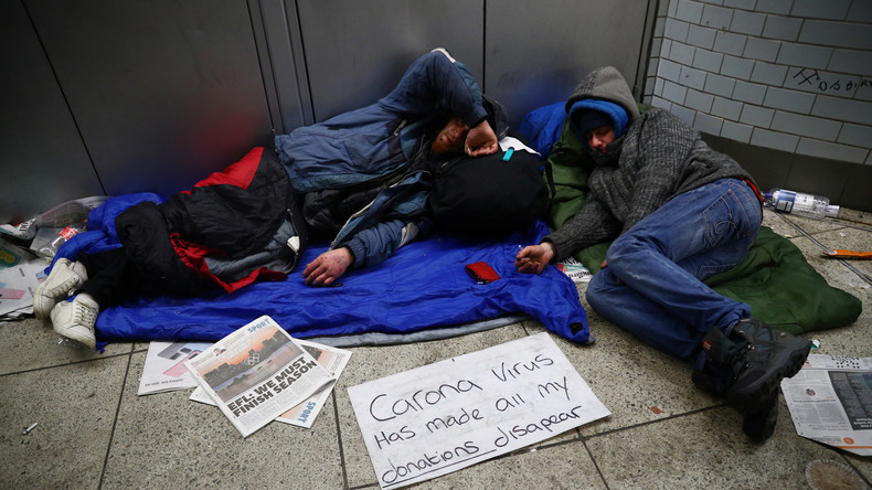 Britische Regierung ordnet Unterbringung aller Obdachlosen bis zum Wochenende an