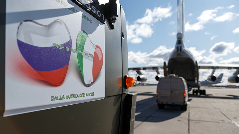 So funktioniert Desinformation: NATO-Denkfabrik verleumdet russische Corona-Hilfe für Italien