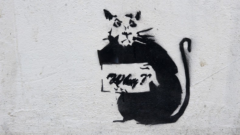 Kunst in Selbstisolation: Banksy verwandelt seine Toilette in Meisterwerk