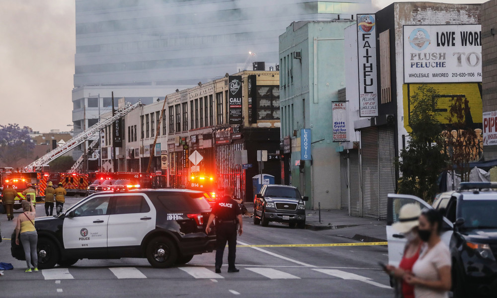 Großfeuer in Los Angeles: Mindestens elf Feuerwehrleute verletzt