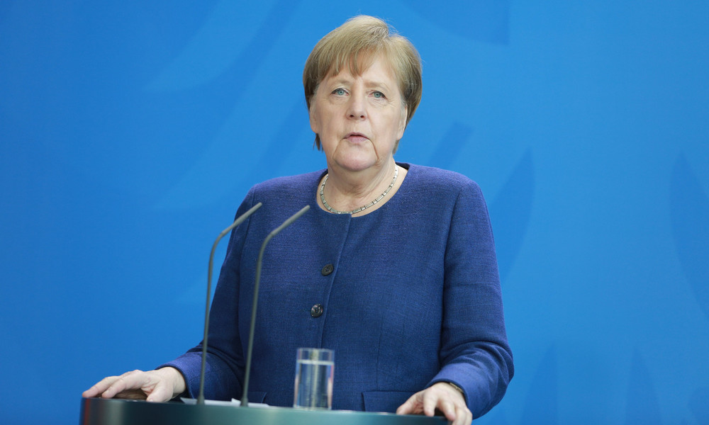LIVE: Pressekonferenz von Merkel nach Konsultation mit internationalen Wirtschaftsorganisationen