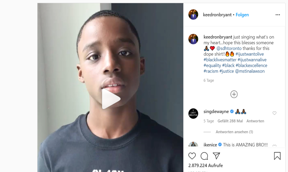 Video geht viral: 12-jähriger Afroamerikaner landet mit Protestlied einen Hit