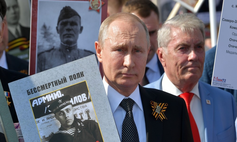Putin ruft 75 Jahre nach Kriegsende angesichts der globalen Krise zu Einheit und Zusammenarbeit auf
