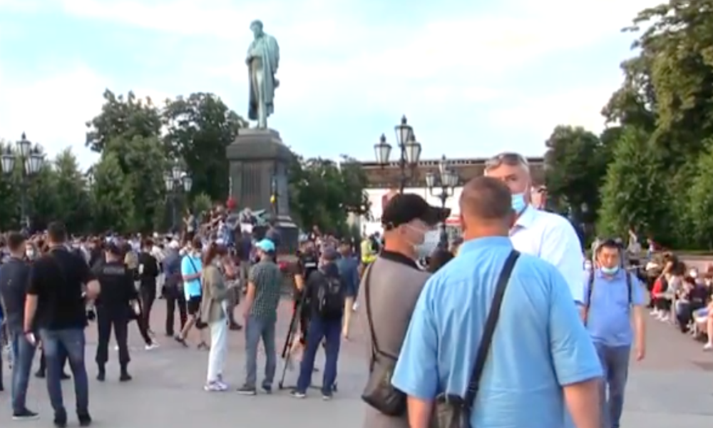 LIVE aus Moskau: Nicht genehmigte Demo gegen Verfassungsänderung