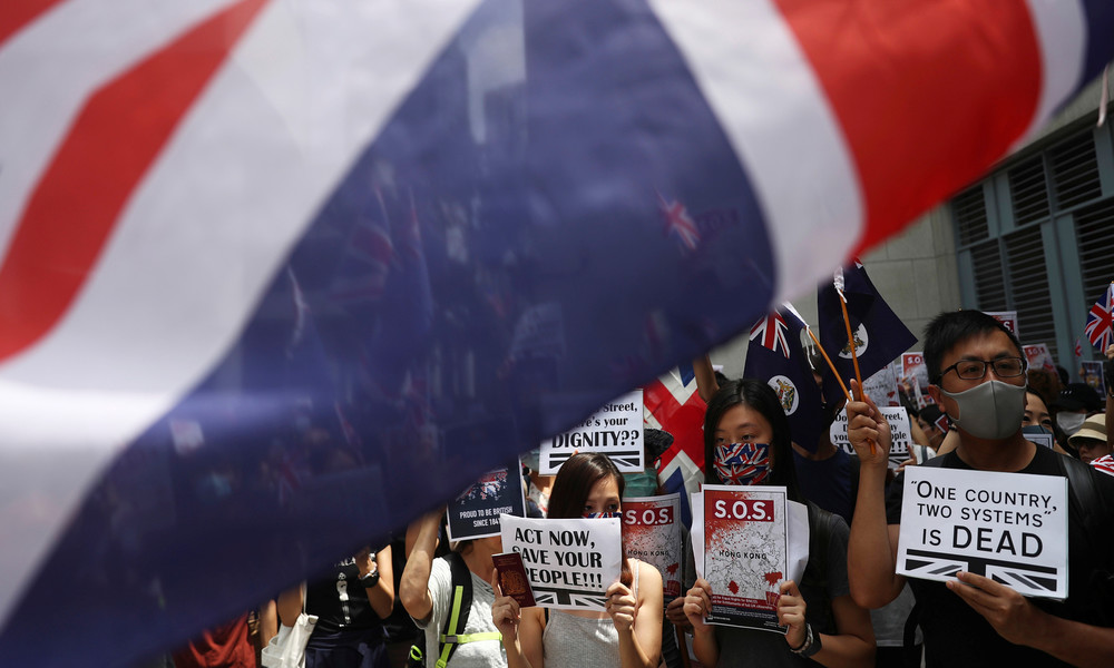 "Kolonialherrschaft ist vorbei": China droht Großbritannien im Streit um Hongkong mit Gegenmaßnahmen