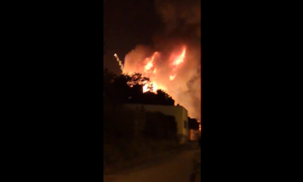 Explosionen in Frankreich: Feuer greift auf Gasflaschen über