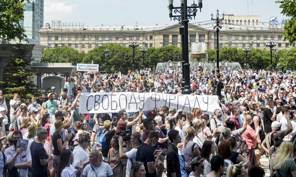 Russland: Auch am Wochenende Massenproteste in Chabarowsk